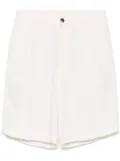 Brunello Cucinelli linen shorts - White