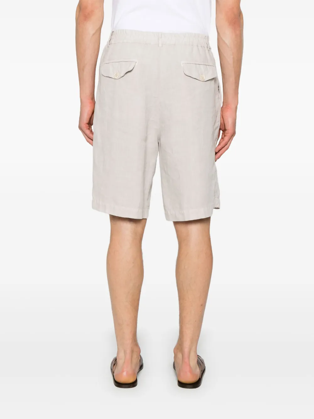 Brunello Cucinelli Linnen shorts Beige