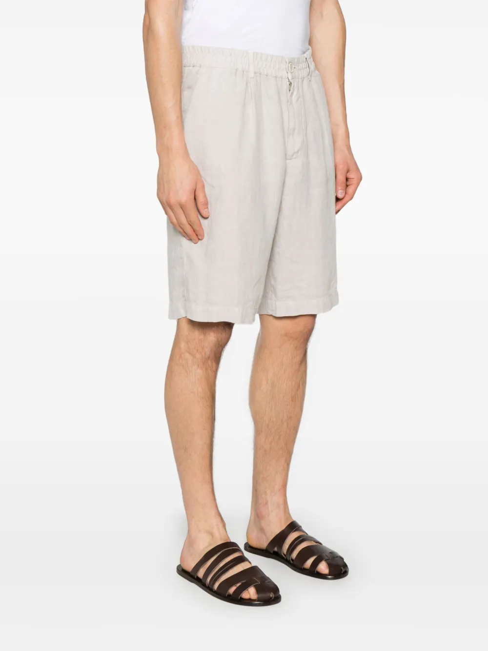 Brunello Cucinelli Linnen shorts Beige