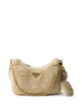 Prada Re-Edition shearling mini bag - Neutrals