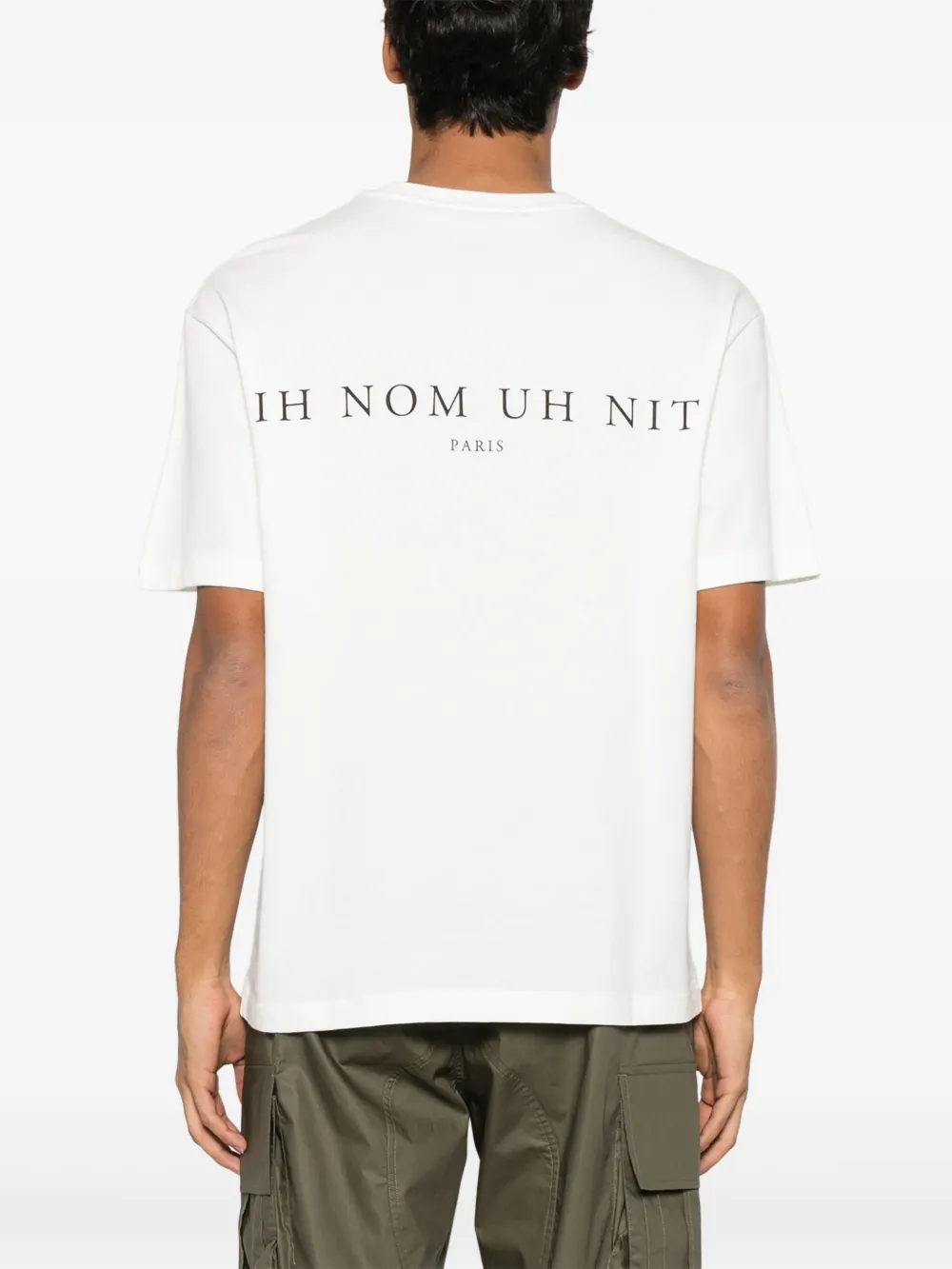 Ih Nom Uh Nit T-shirt met logoprint Wit