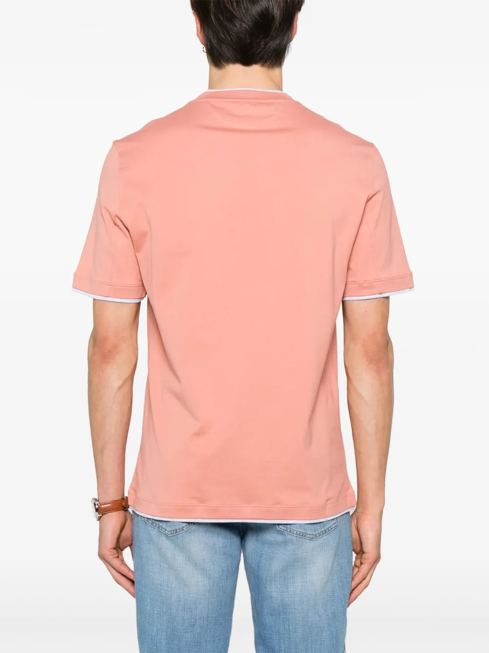 Brunello Cucinelli Katoenen T-shirt Oranje