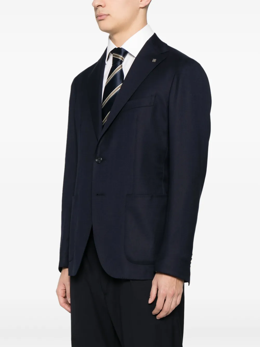 Tagliatore Blazer met broche Blauw