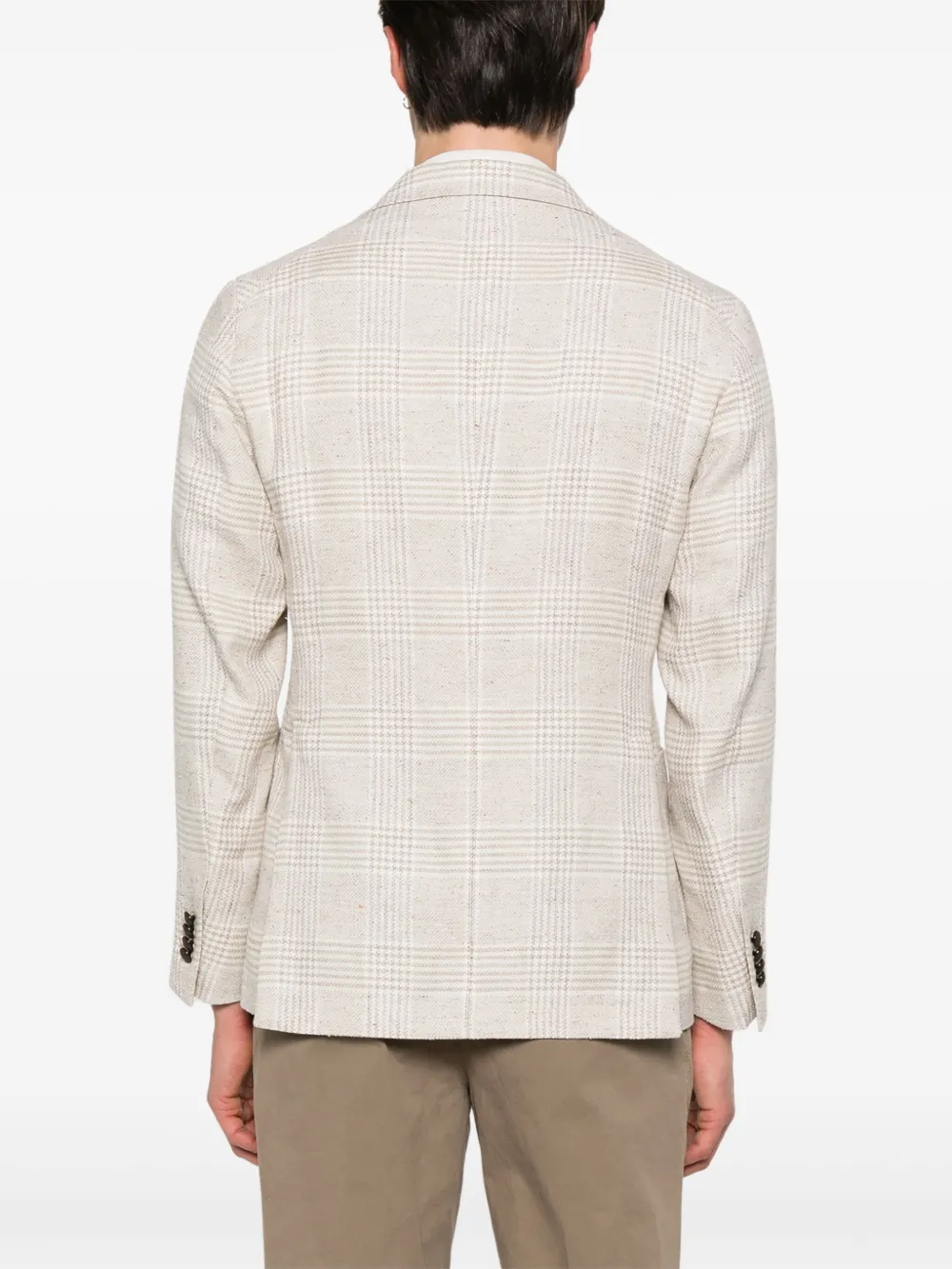 Tagliatore Blazer met broche Beige