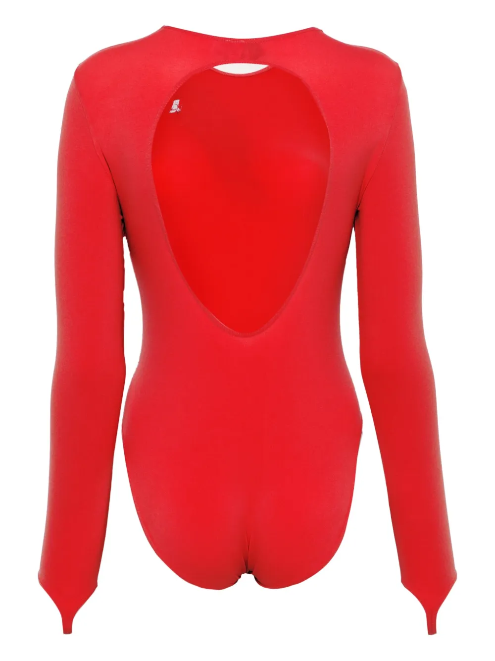 ANDREĀDAMO Getailleerde jersey body - Rood