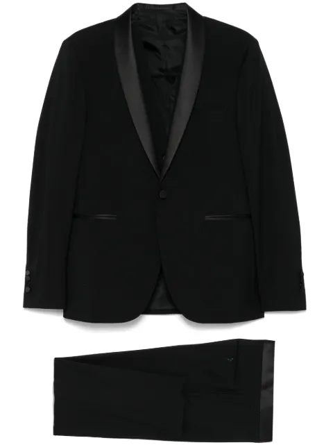 Tagliatore shawl-lapels suit