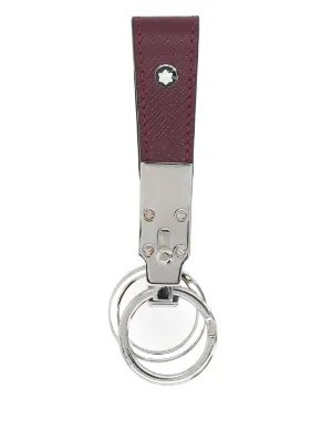 Montblanc Leather Keyring | ブラック | FARFETCH JP
