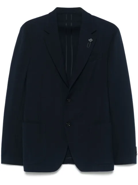 Lardini brooch-detail blazer