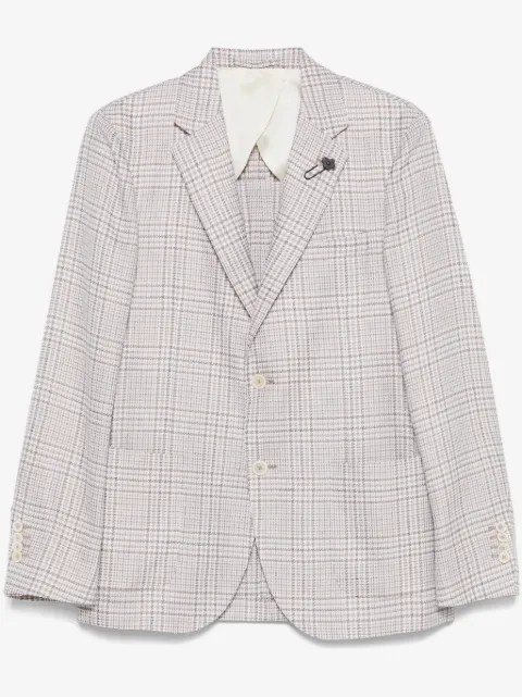 Lardini brooch-detail blazer