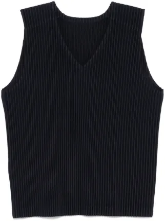 Homme Plissé Issey Miyake プリーツ トップ | ブルー | FARFETCH JP