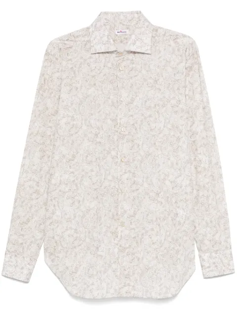 Kiton paisley-print shirt