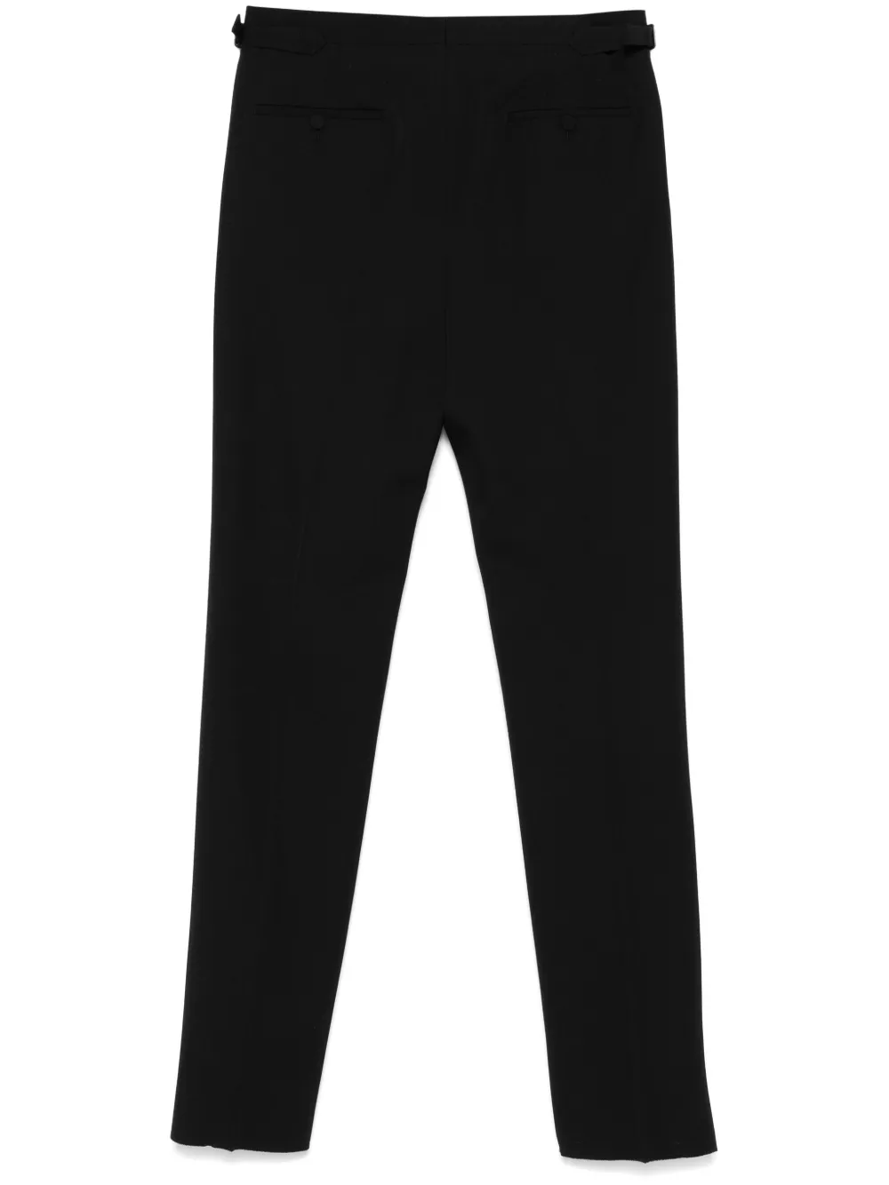 Lanvin Broek met streepdetail - Zwart