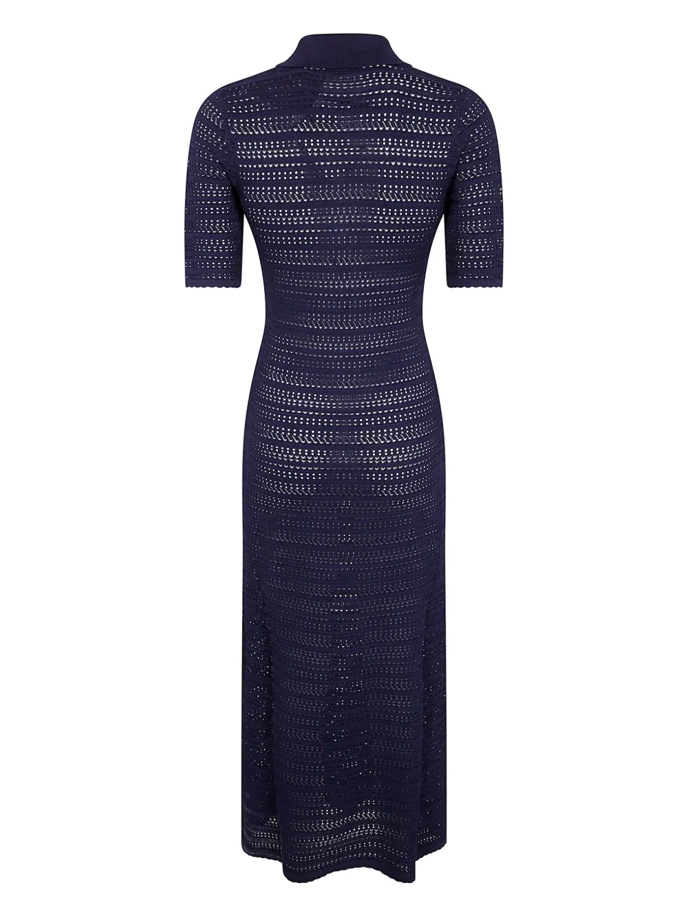 TWINSET open-knit dress - Blauw