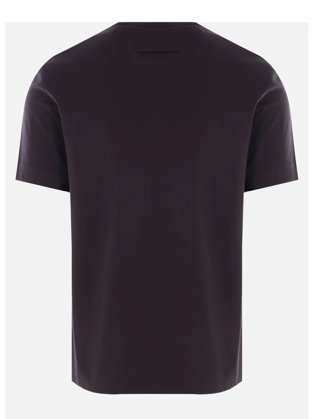 Zegna logo-embroidered cotton T-shirt - Blauw