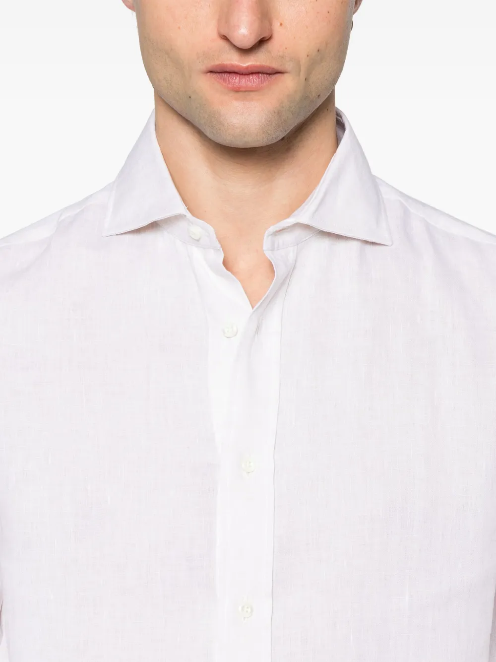Brunello Cucinelli Linnen overhemd Beige