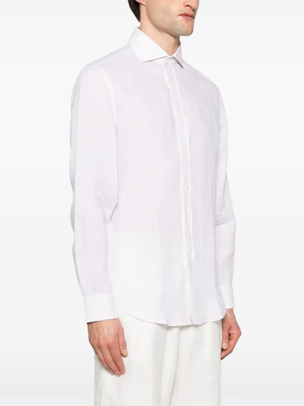 Brunello Cucinelli Linnen overhemd Beige