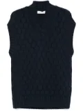 Lanvin knitted vest - Blue