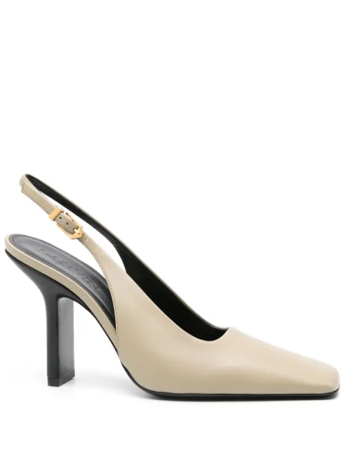 Escarpins Mesure 95 mm à bride arrière - Lanvin - Modalova