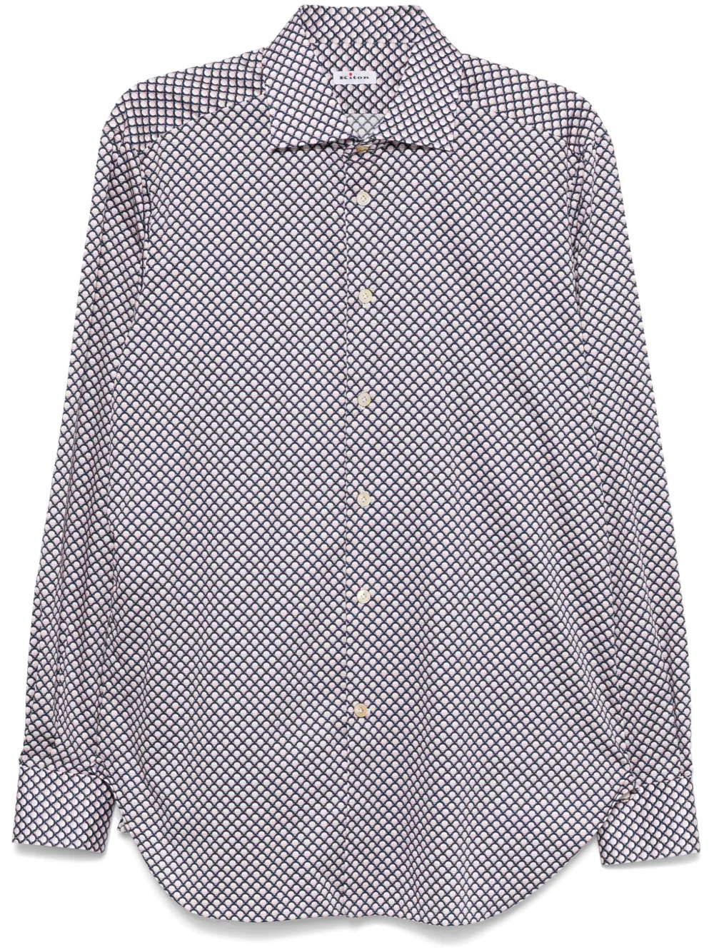 Kiton camisa con estampado gráfico | azul | Image 1
