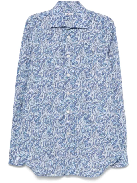 Kiton paisley-print shirt 