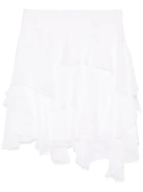 Alberta Ferretti chiffon mini skirt