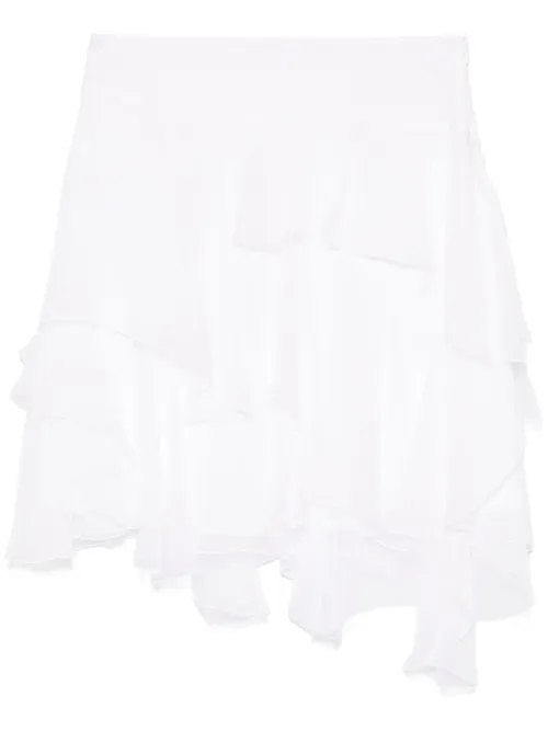 Minijupe en chiffon - Alberta Ferretti - Modalova