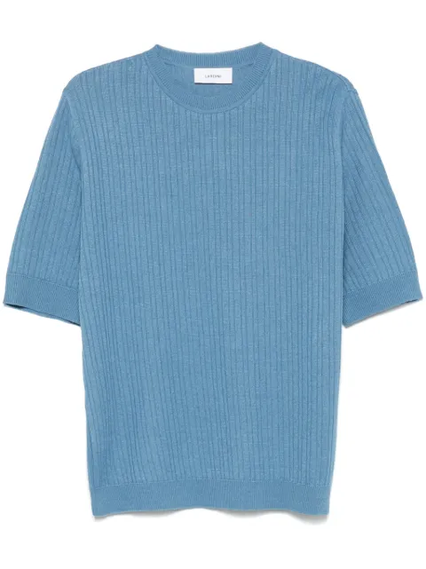 Lardini ribbed-knit T-shirt