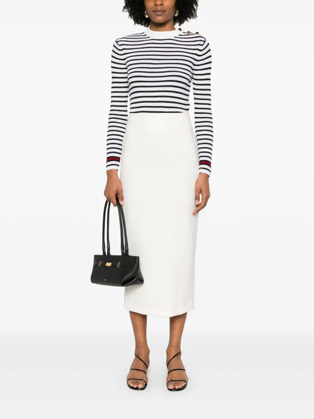 Max Mara Blocco midi-rok - Wit