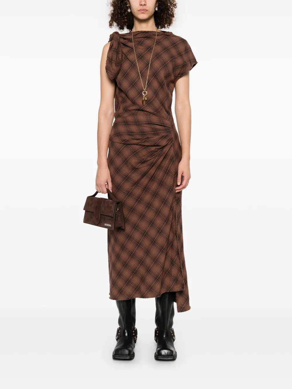 MARANT ÉTOILE Naerys midi-jurk - Bruin