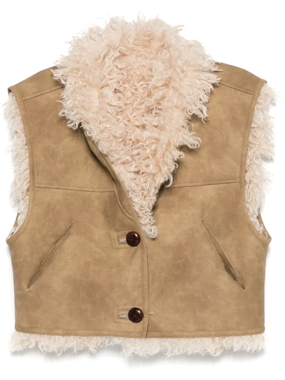 Isabel Marant Étoile Clara Gilet In Brown