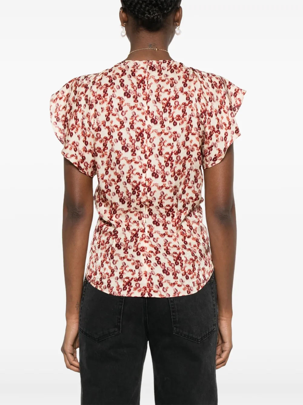 ISABEL MARANT Lonea blouse Beige