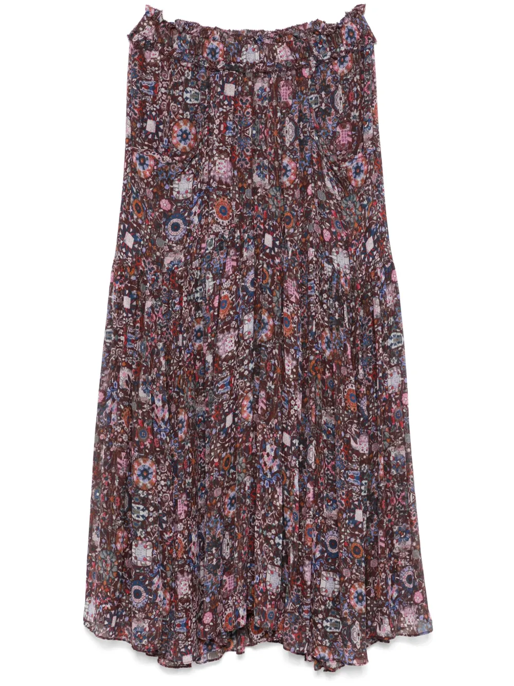 MARANT ÉTOILE Besma maxi-rok Rood