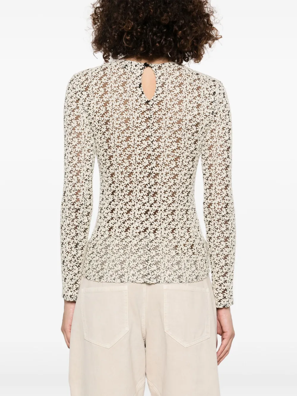ISABEL MARANT Soline top Beige