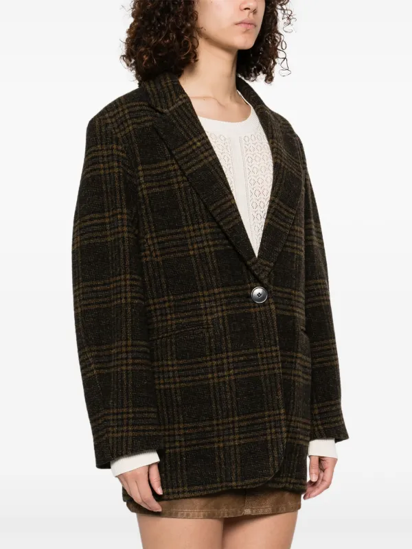 MARANT ÉTOILE Gesina Blazer | Green | FARFETCH SK