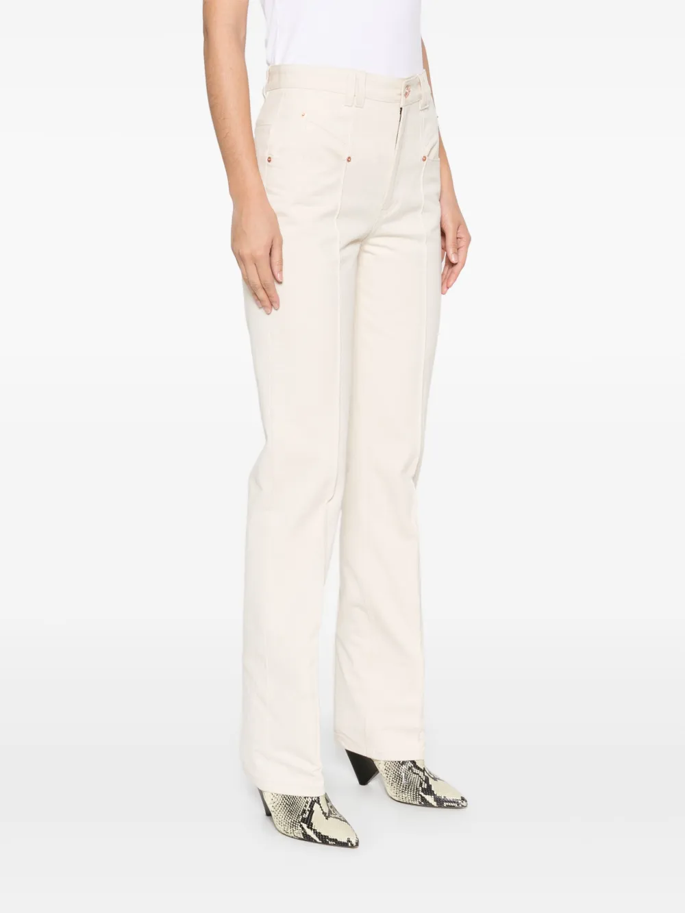 ISABEL MARANT Lirokae broek Beige