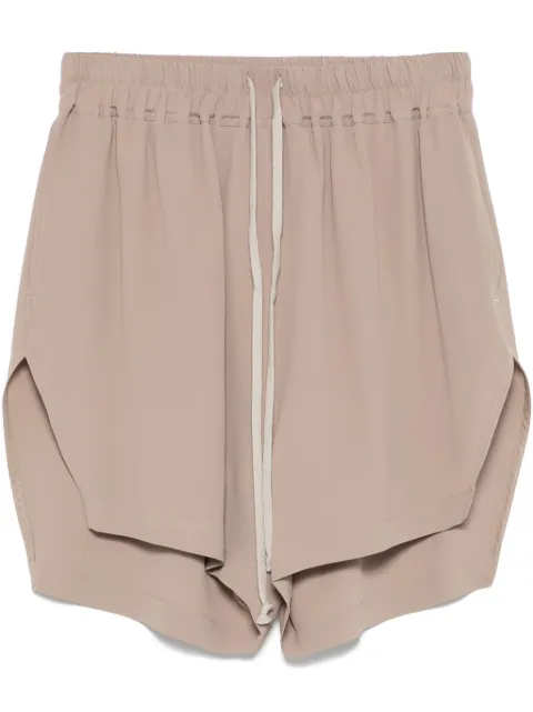 Rick Owens shorts con cordones en la pretina