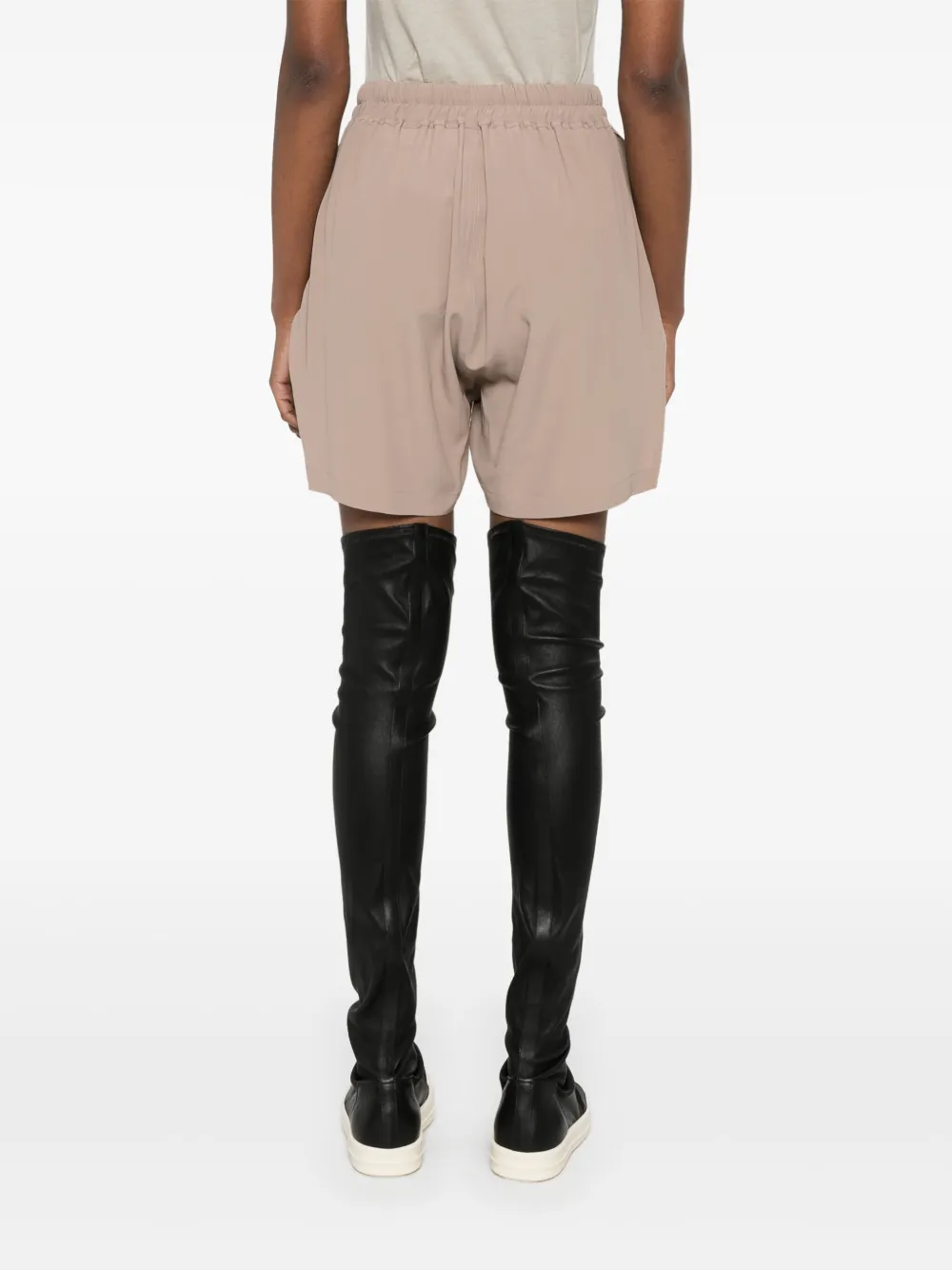 Rick Owens Shorts met trekkoord Beige