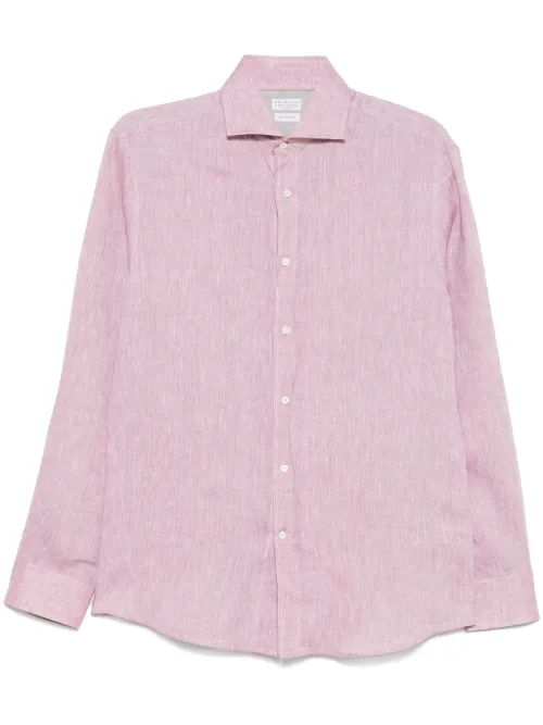 Chemise en lin - Brunello Cucinelli - Modalova