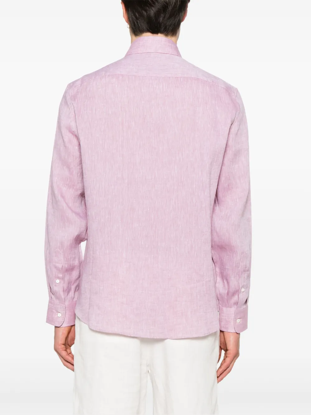 Brunello Cucinelli Linnen overhemd Rood