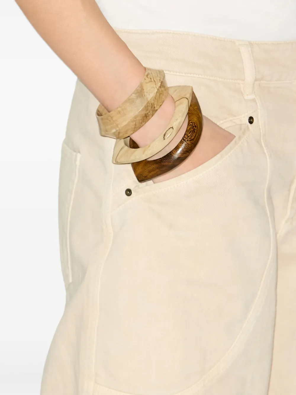 ISABEL MARANT pulsera Wood Eye (set de 3) | Image 2