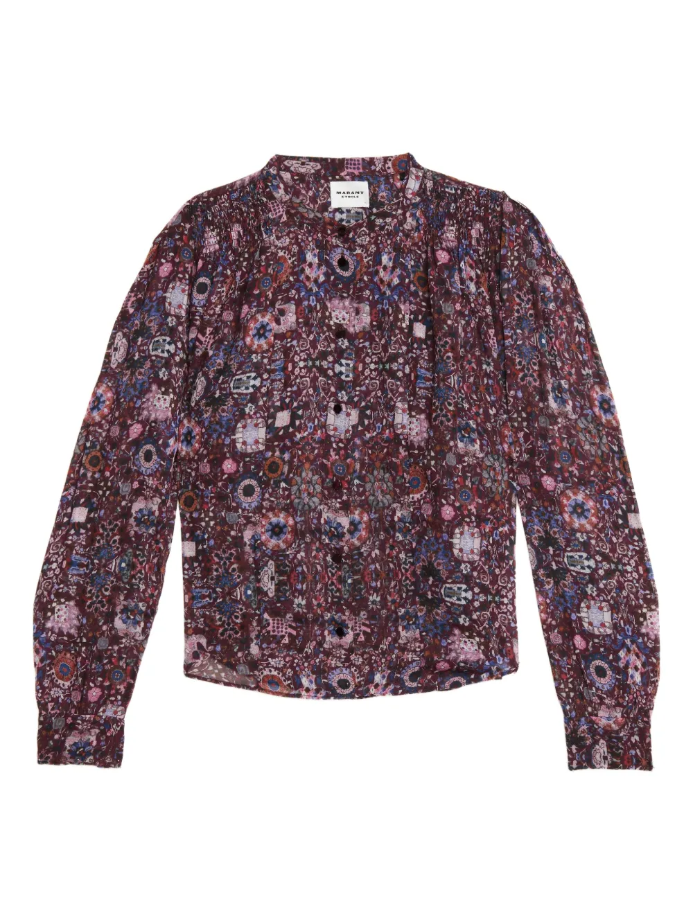 MARANT ÉTOILE Noeline blouse | Purple | Image 1