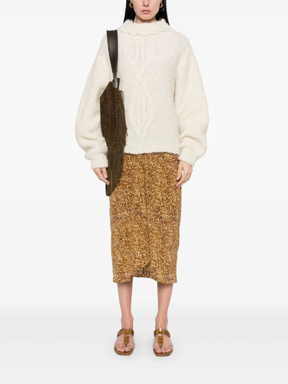 ISABEL MARANT Romane trui Wit