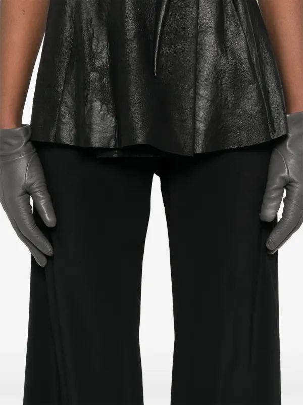 Rick Owens Bias Trousers | Black | FARFETCH IN