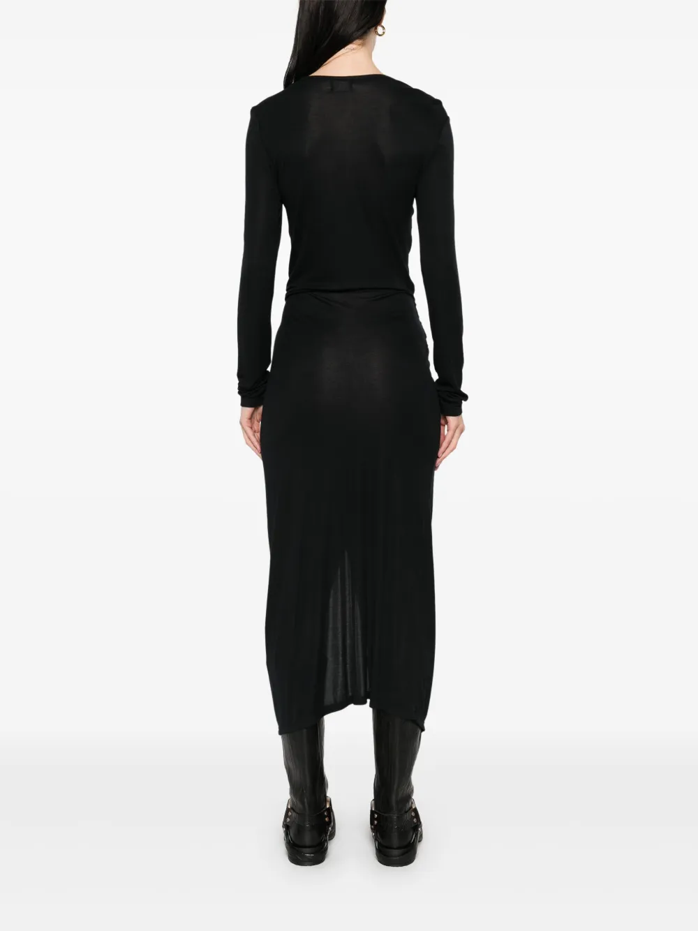 MARANT ÉTOILE Jelina midi-jurk Zwart