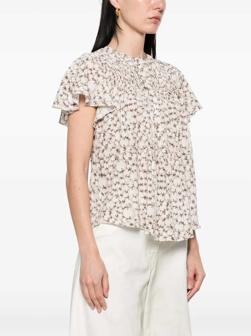 ISABEL MARANT Synda blouse Wit