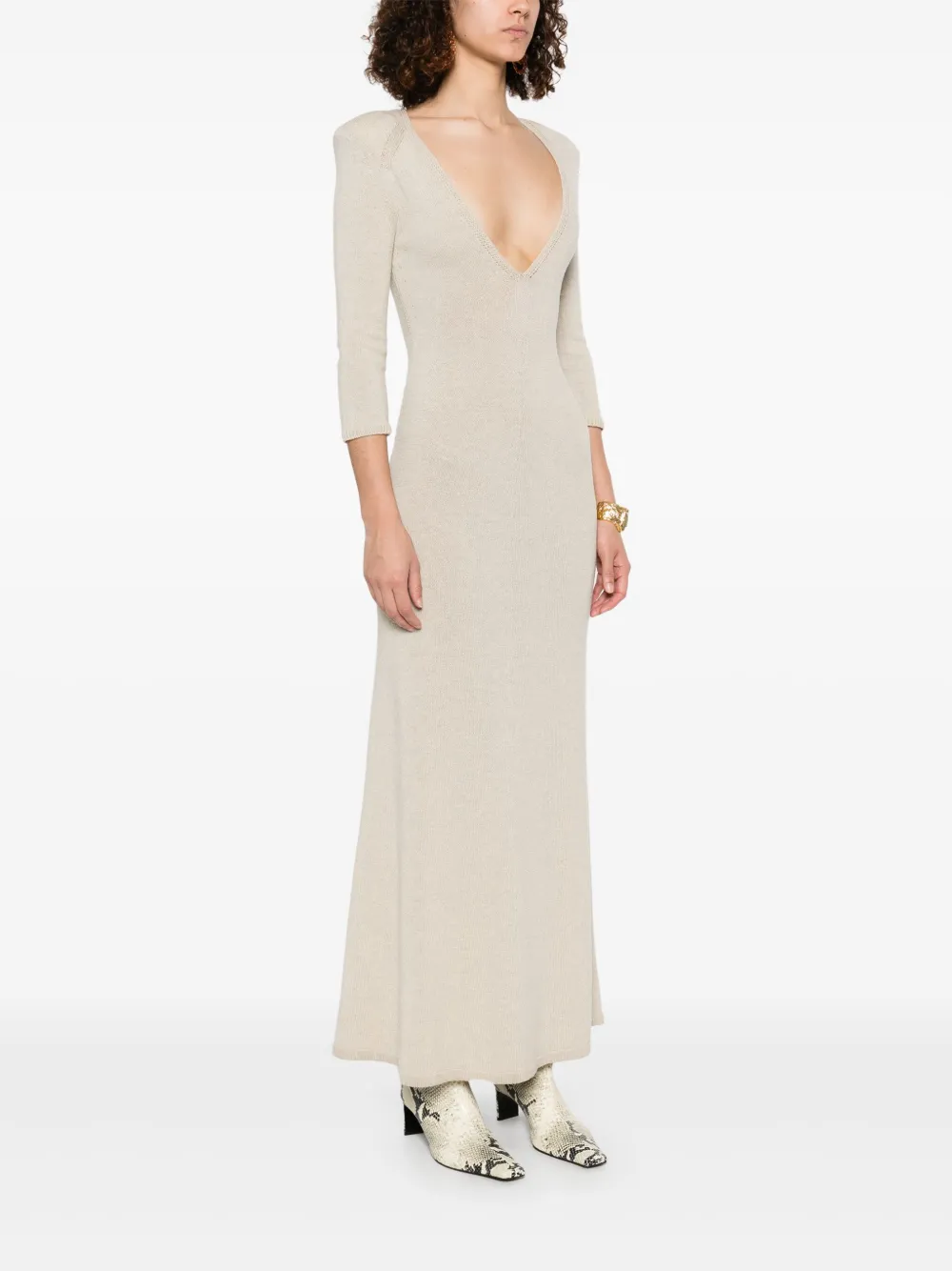 ISABEL MARANT Salina jurk Beige