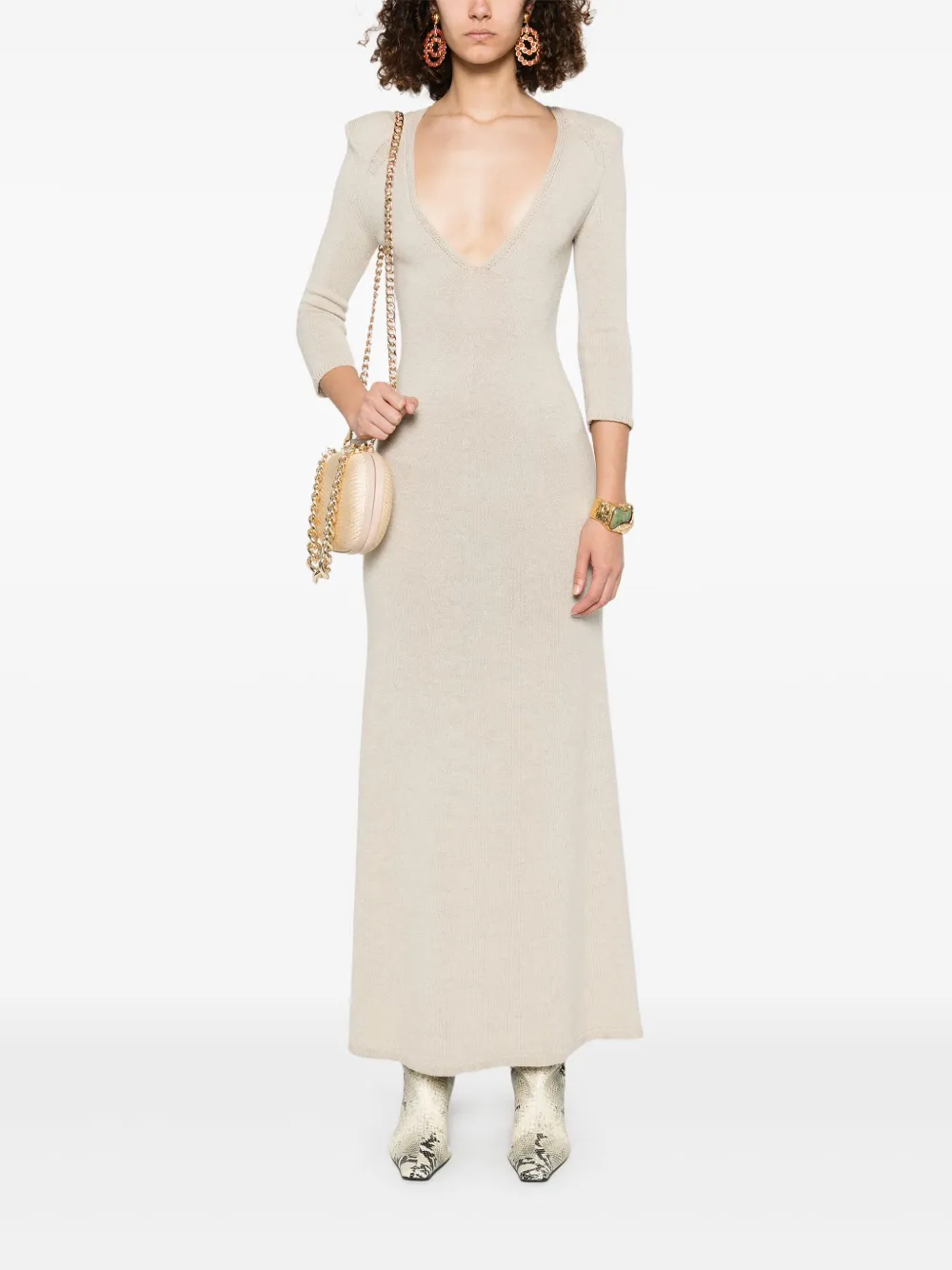 ISABEL MARANT Salina jurk Beige
