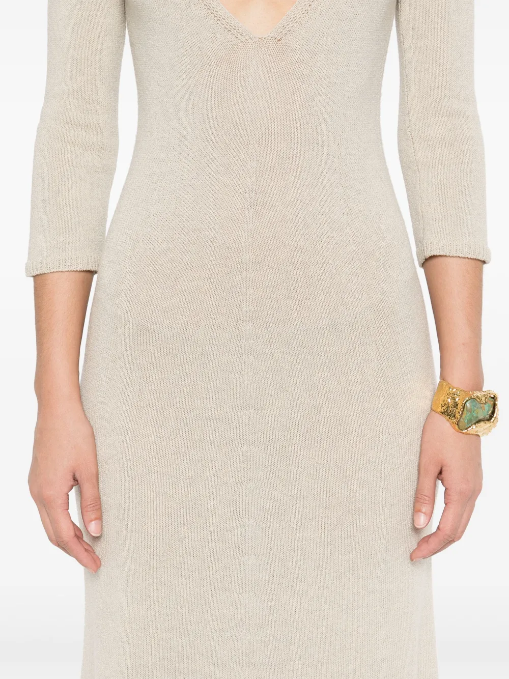 ISABEL MARANT Salina jurk Beige