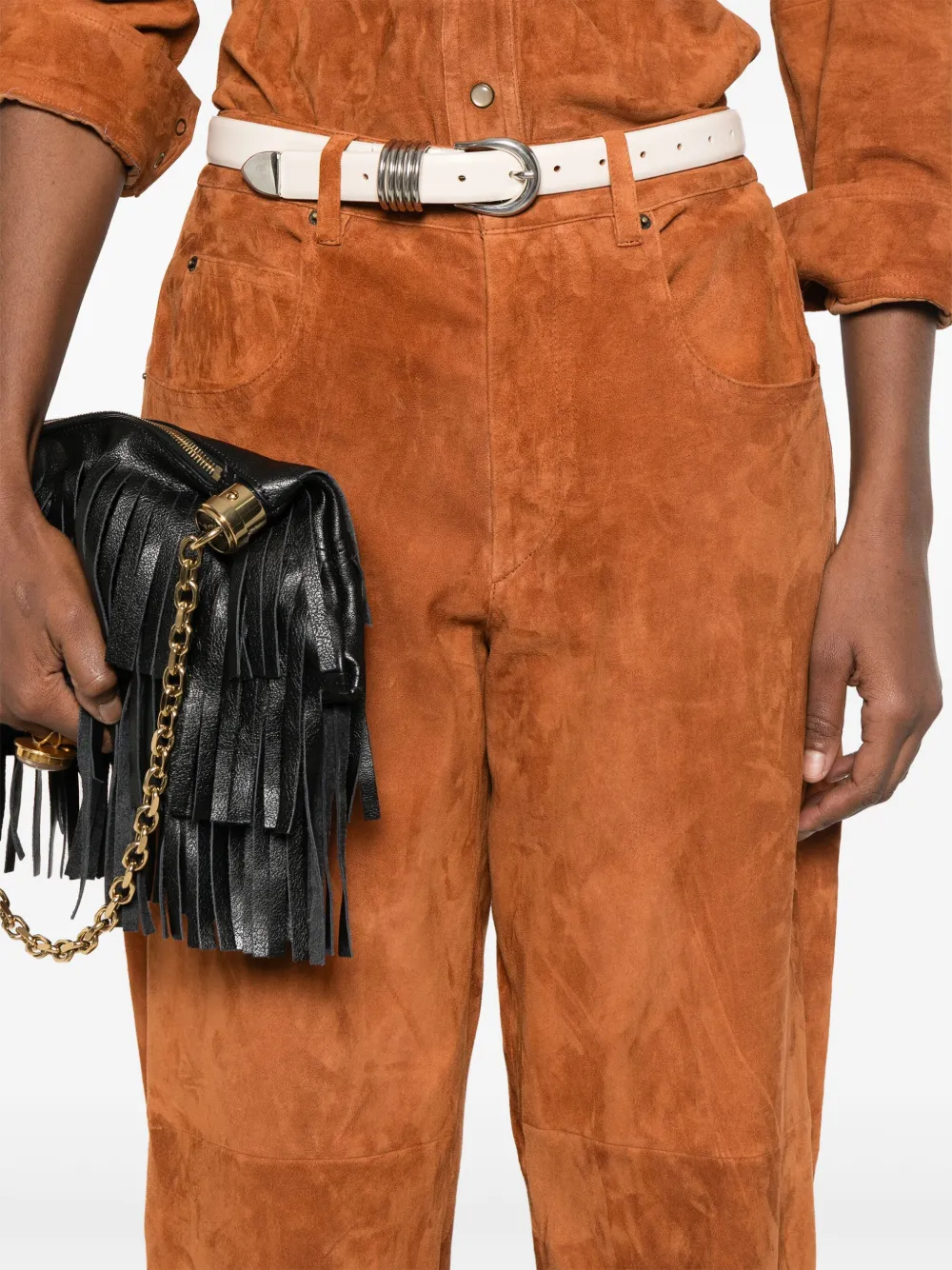 Isabel Marant Darielle Trousers In Brown