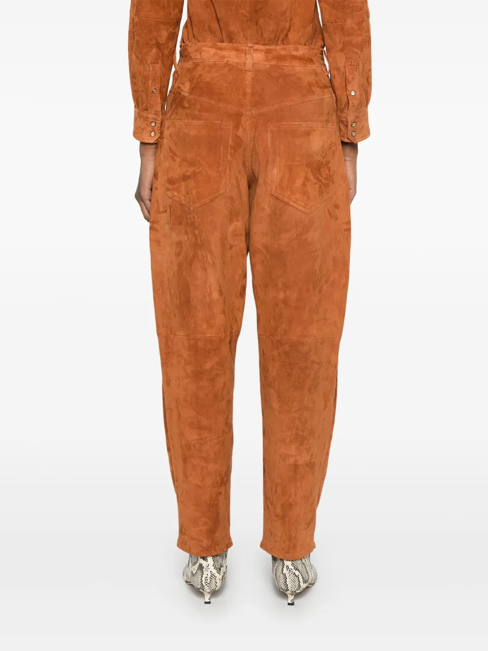 Isabel Marant Darielle Trousers In Brown